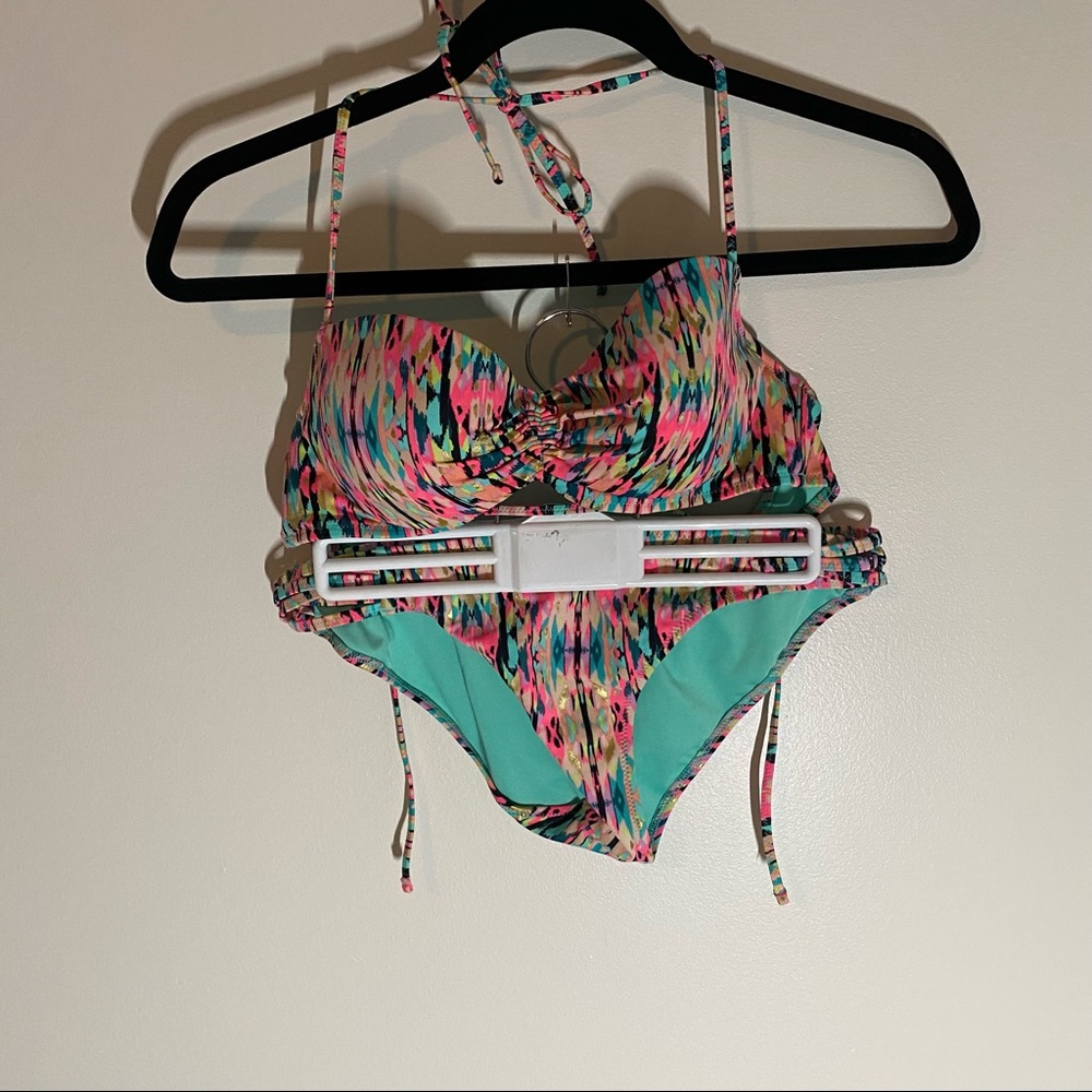 Multi color bikini set